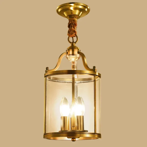 Lustre De Cobre Design Industrial Americano
