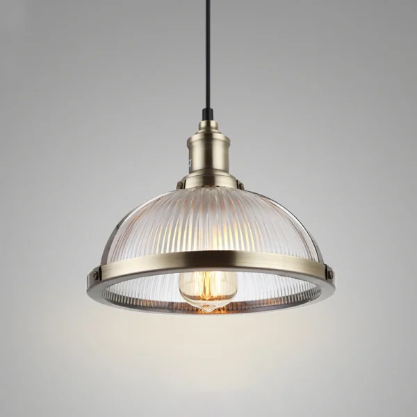 Pendente Industrial De Vidro Loft