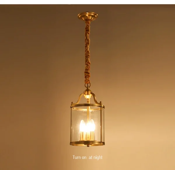 Lustre De Cobre Design Industrial Americano - Image 4