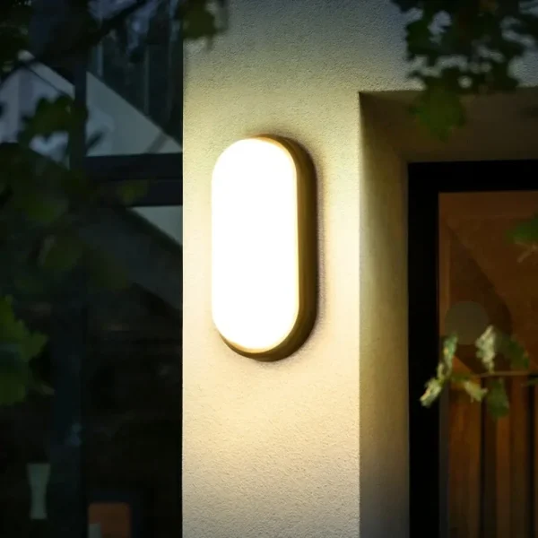 Arandela Oval LED Modelo Tartaruga