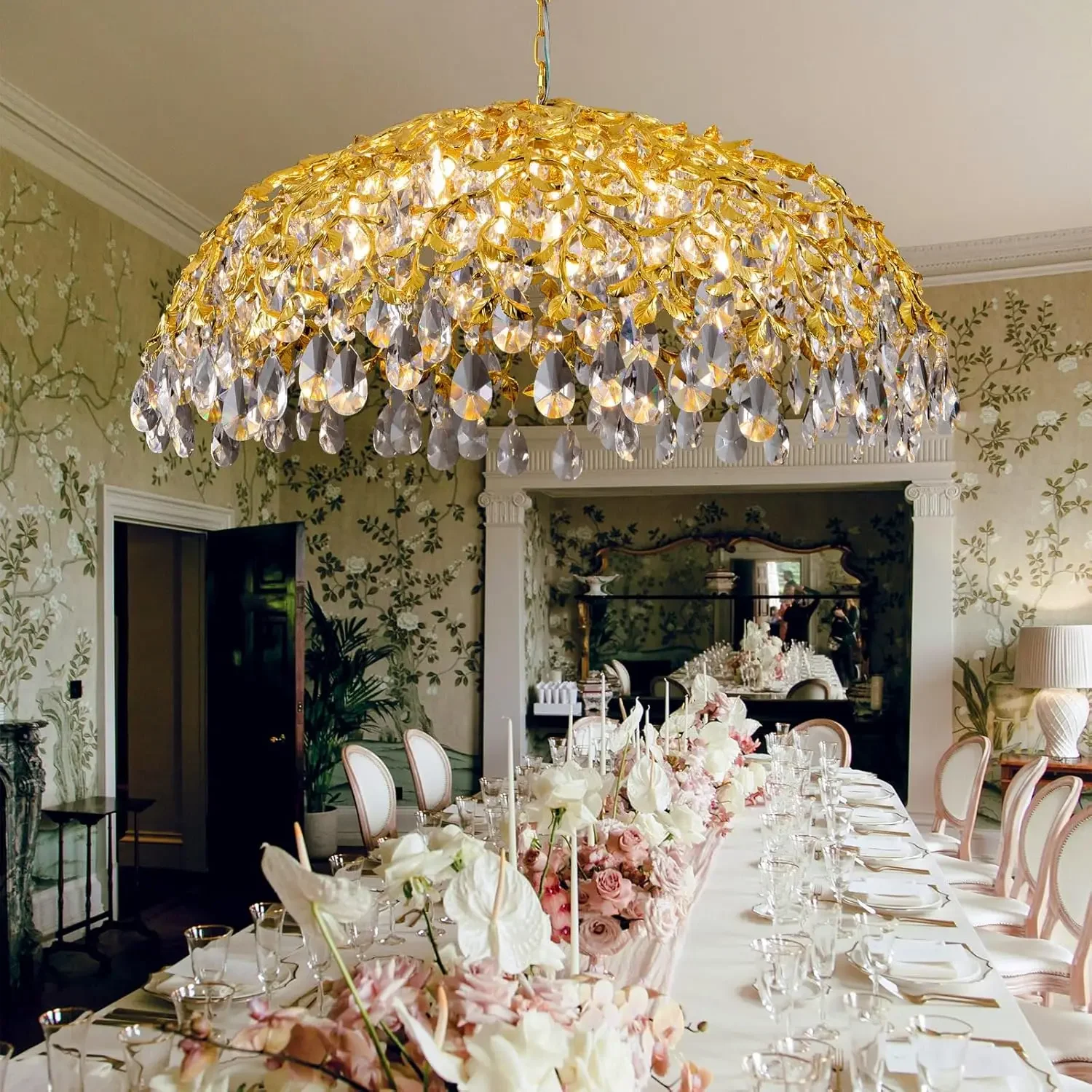 Lustre De Cristal 1/2 Esfera Redonda ou Retangular 21 kf S2fed3750230b443fa8836f57761e92c5g luminaires YustDesign Chandeliers and wall lights on sale and cheap