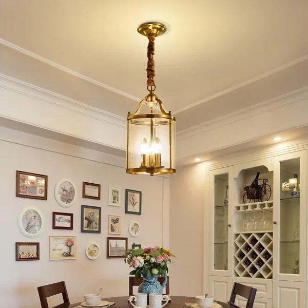 Lustre De Cobre Design Industrial Americano - Image 2