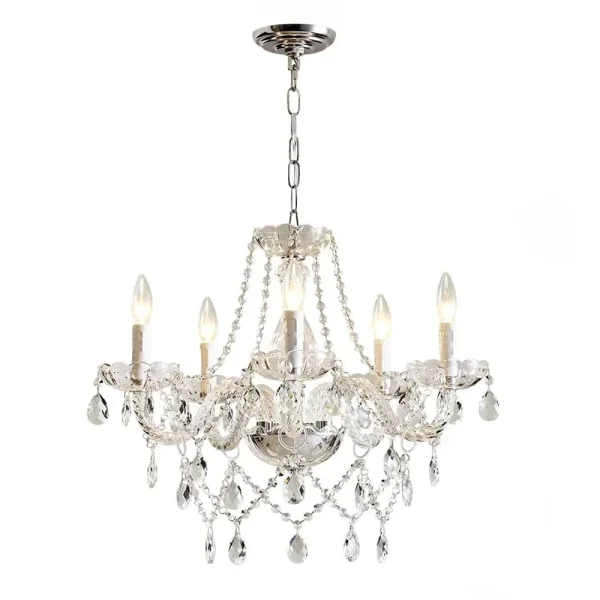 Lustre De Cristal Maria Teresa Transparente Cristal K9