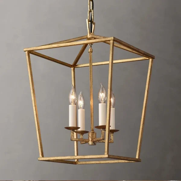 Lustre Loft Gaiola Americano Design Americano Industrial