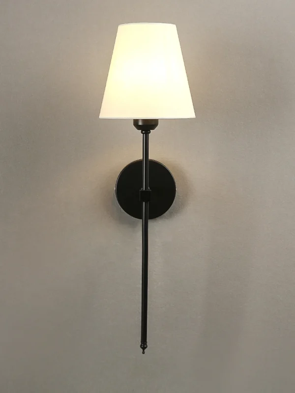 Arandela Design Americano Preto ou Dourado - Image 4