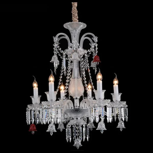 Lustre Réplica Baccarat De Vidro E pingente De Cristais K9 - Image 4