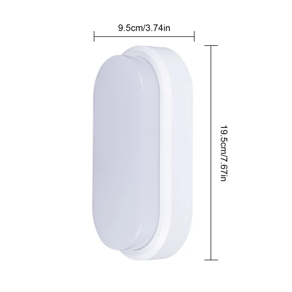 Arandela Oval LED Modelo Tartaruga - Image 2