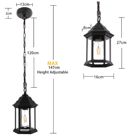 pendente vintage preta retro marca miresa luminaires YustDesign Chandeliers and wall lights on sale and cheap