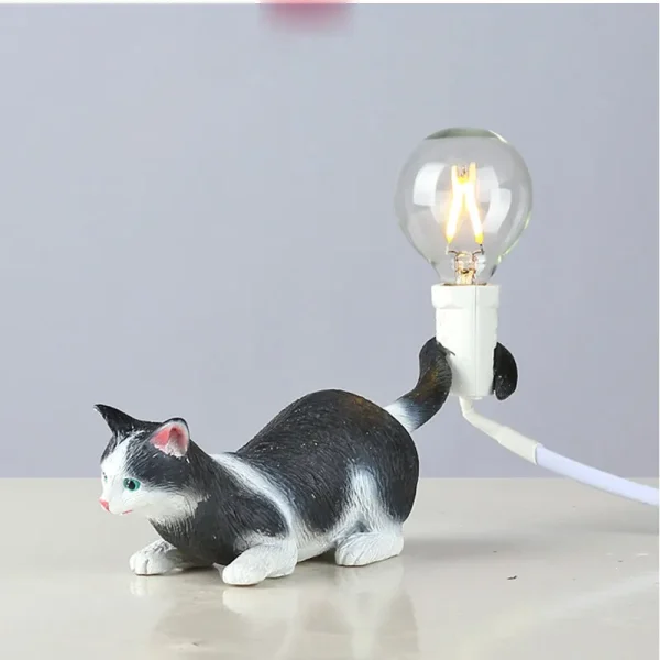 Luminária De Mesa Forma de Gato