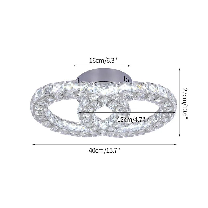 Translucent K9 Crystal Surface Mounted Lamp 7 kf H55777ed0b72649f581437969d6a09278F luminaires YustDesign Chandeliers and wall lights on sale and cheap