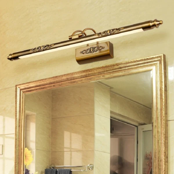 Classic Bronze Wall Light for Mirror 50cm LED 8w - Image 3