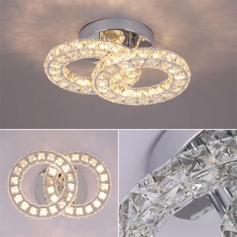 Translucent K9 Crystal Surface Mounted Lamp 6 kf Hfc9cbdb3a27d4c9b94fdbddce0e6a8aeg luminaires YustDesign Chandeliers and wall lights on sale and cheap