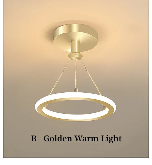 Minimalist Aluminum Hoop Pendant
