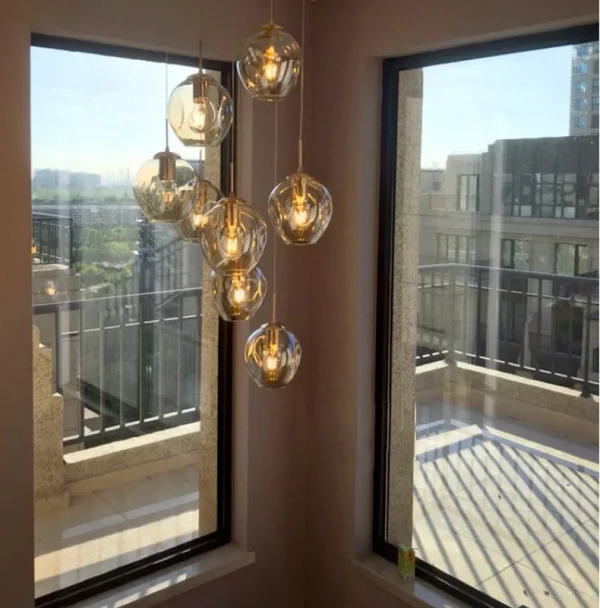 Large Chandelier for Spiral Duplex Staircase - Image 2