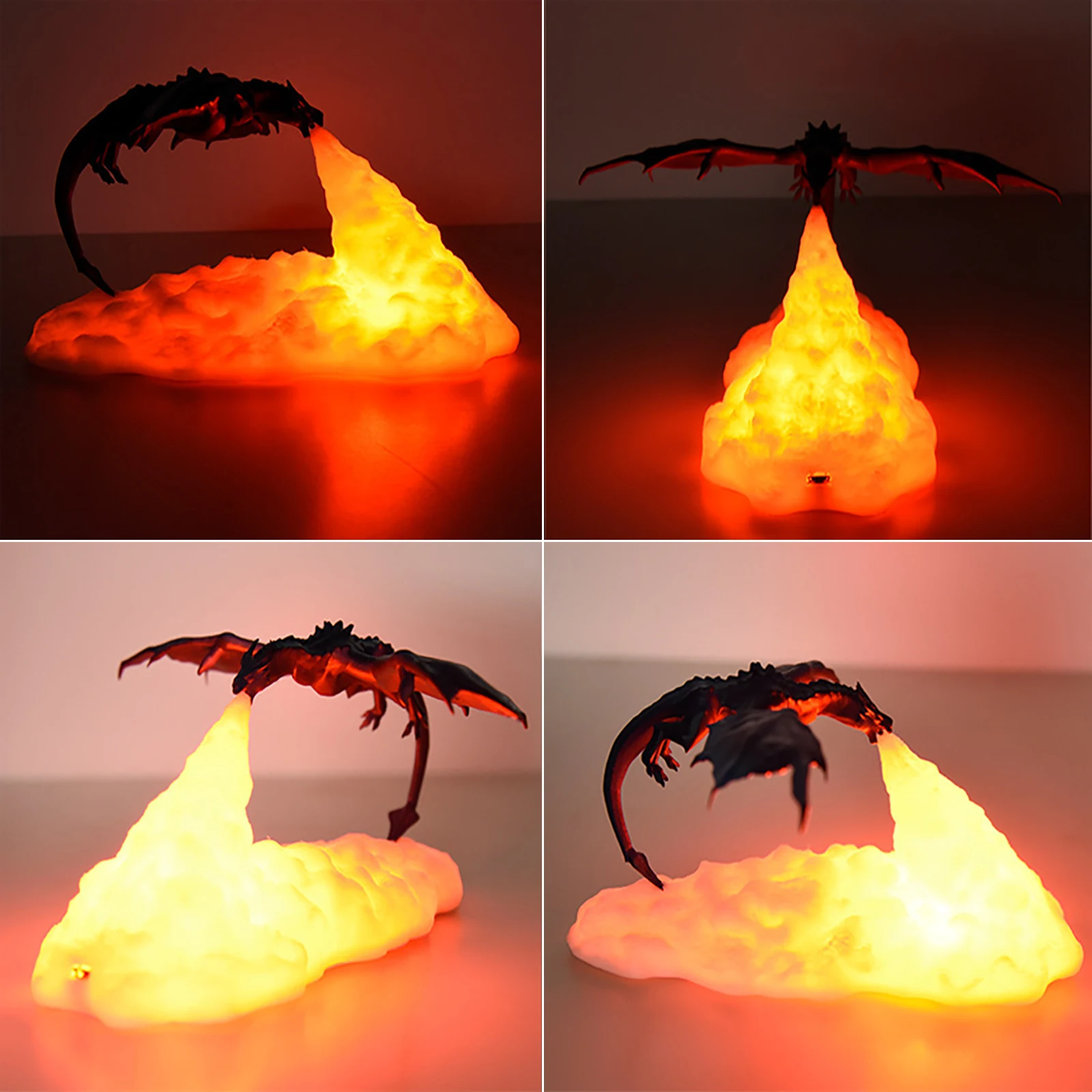 Luminária Halloween 3D Infantil Forma de Dragão 5 kf S5ef6112c56074594b4861bc32b9dcc4aX luminaires YustDesign Chandeliers and wall lights on sale and cheap
