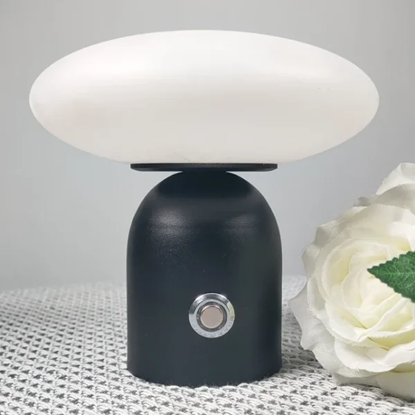 Portable Wireless Rechargeable Mushroom Table Lamp