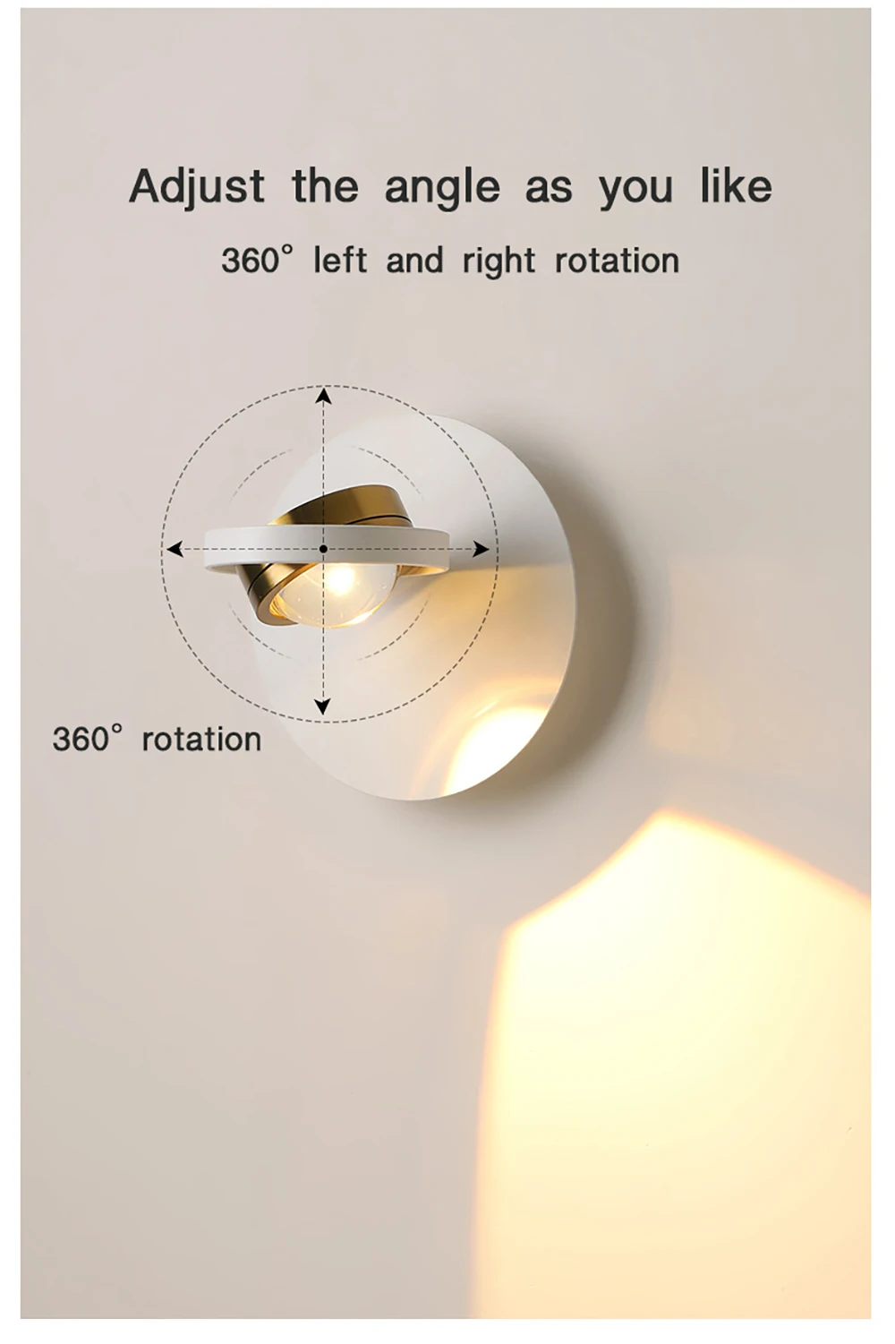 Arandela Spot Interno Giratório Facho Luz LED 3 kf S88a19da564c74d58bba9e71cbe6c3fe2Z luminaires YustDesign Chandeliers and wall lights on sale and cheap