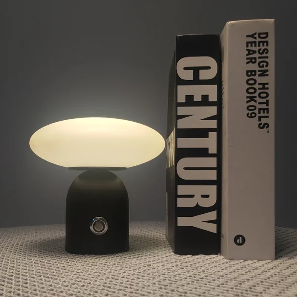 Portable Wireless Rechargeable Mushroom Table Lamp - Image 2