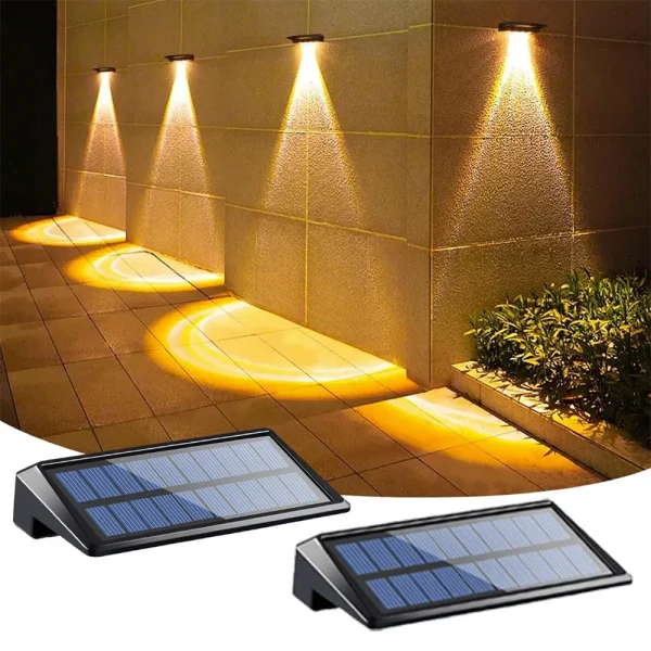 Luminária Arandela Para jardins impermeável LED Solar