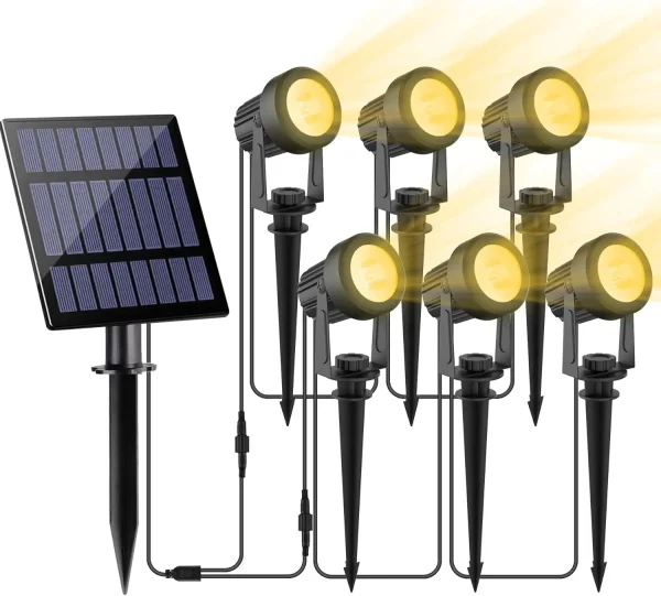 8Un De Finco Para Jardim Led Luz Solar Sem Fio 3000k