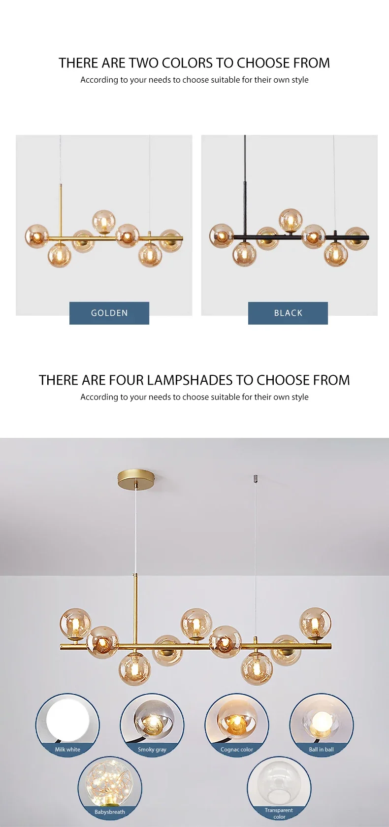 Lustre Retangular Sputnik Bola Vidro 4 kf Sd3f48762869041798c929411c9645051n luminaires YustDesign Chandeliers and wall lights on sale and cheap