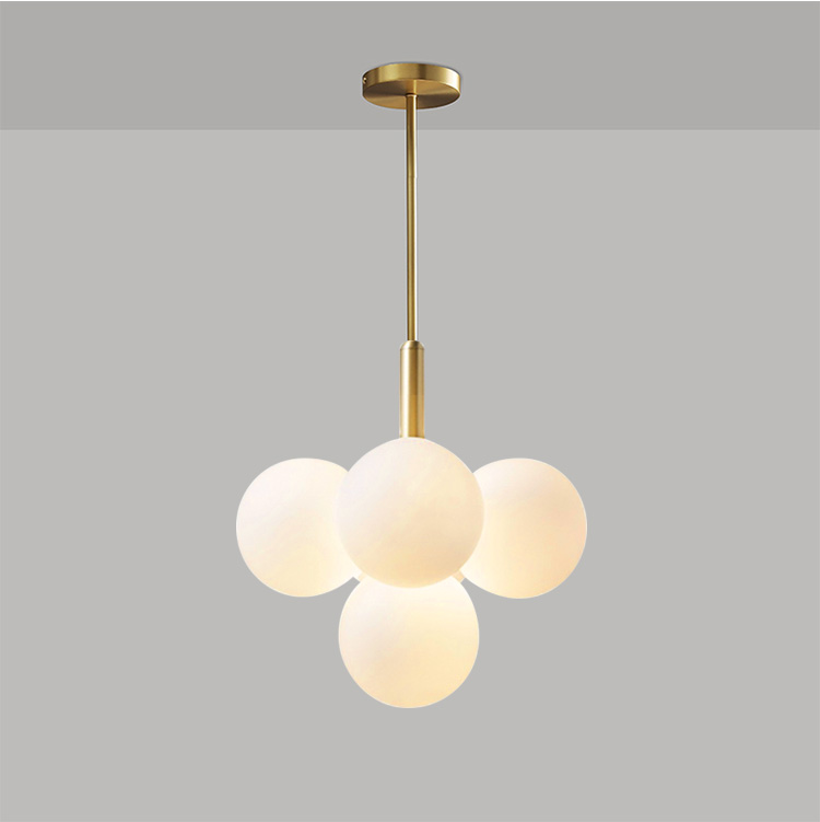 Modern Gold or Chrome Chandelier with White Balls 11 kf Sfa050376c8354c7fbea5d492e4c24781s luminaires YustDesign Chandeliers and wall lights on sale and cheap